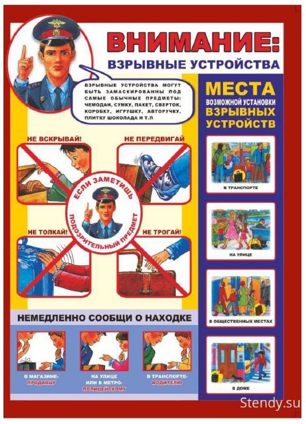 Правила поведения при угрозе и осуществлении террористических актов.